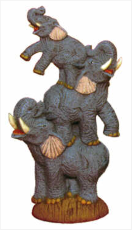NM - 1923 Stack of Elephants