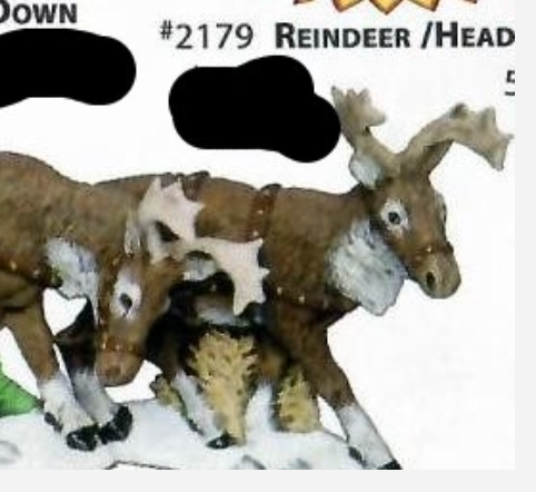 NM - 2179 Reindeer (Head Up)