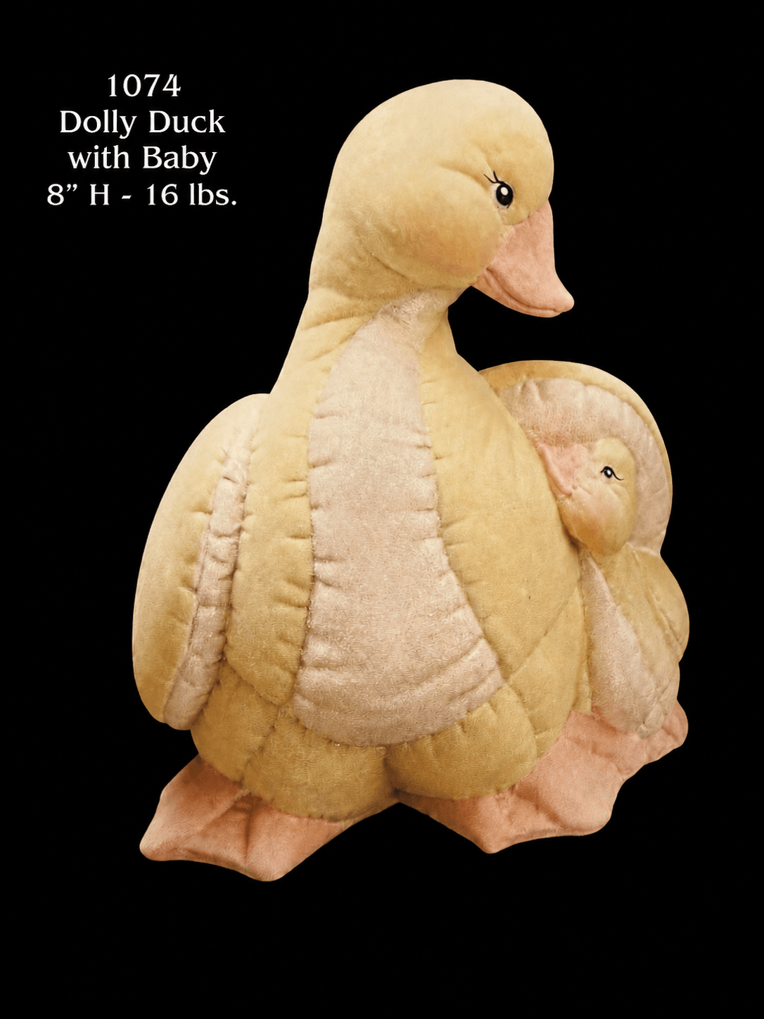G - 1074 DOLLY DUCK & BABY - Backwoods Ceramics and Molds