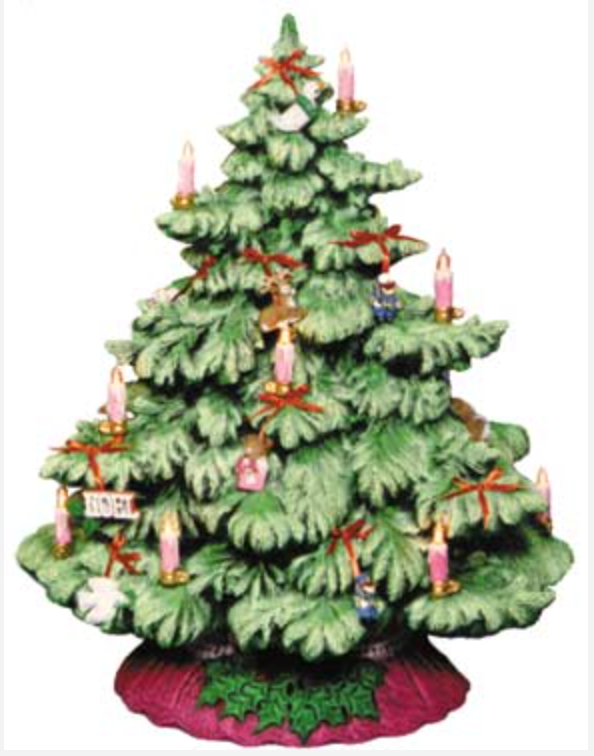 NM - 1865 Frazier Fir Tree (Large) - Candles - Backwoods Ceramics and Molds