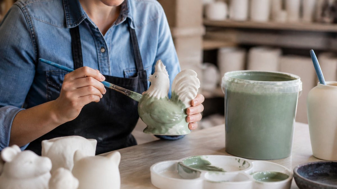 How to Glaze Ceramic Bisque Pieces: Step-by-Step