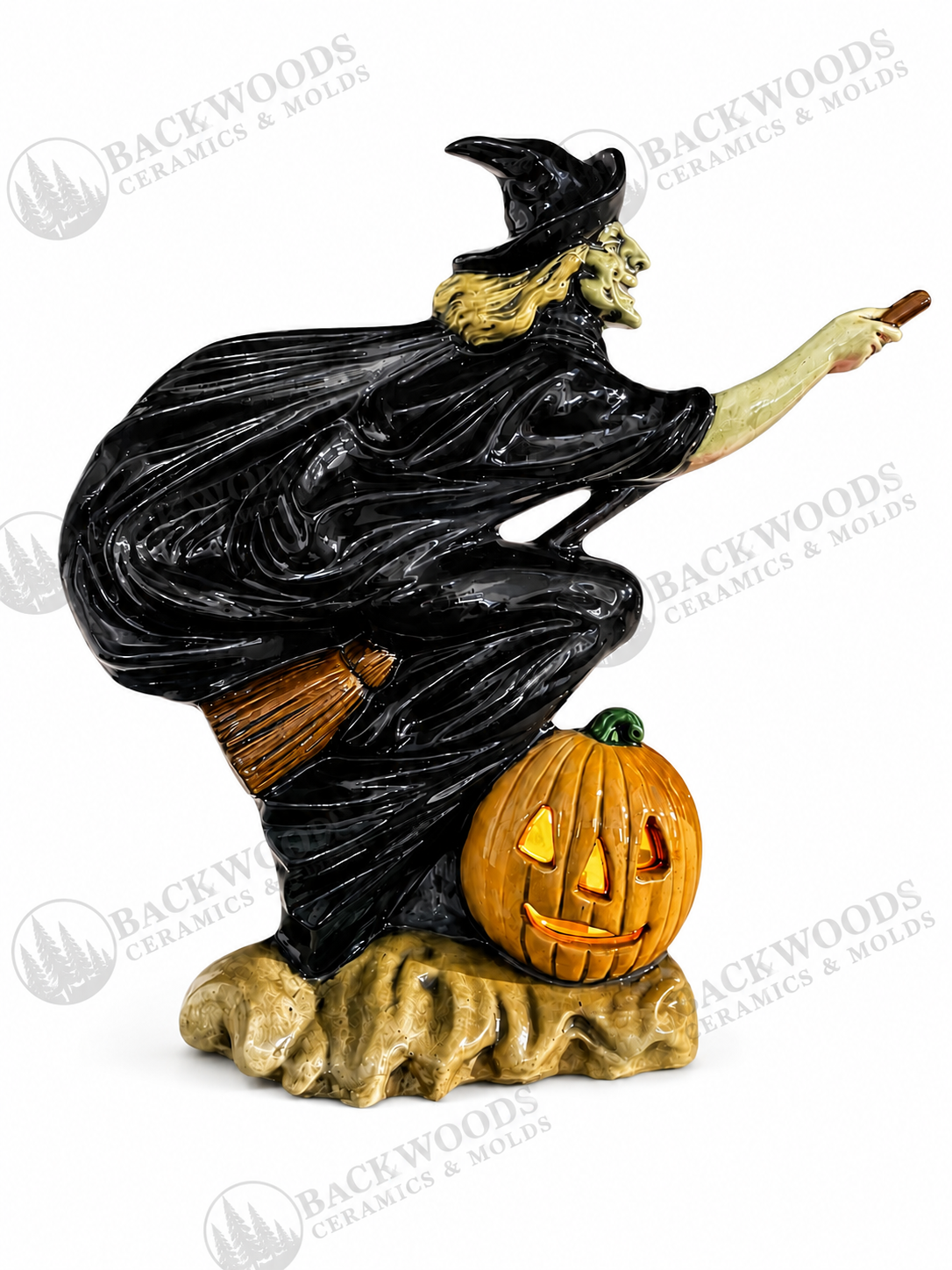 H - 1789 Witch (Broom Hilda) Holland Mold Company