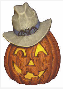 NM - 2045 Pumpkins with Hats - Cowboy