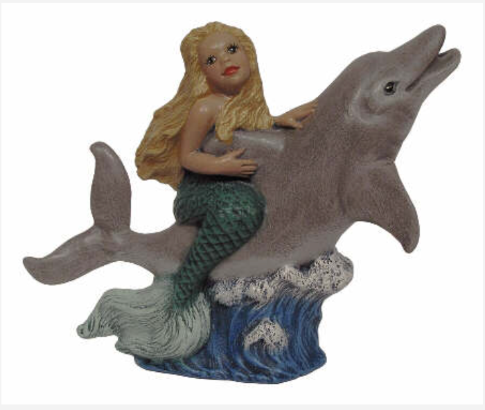 NM - 2840 Mermaid on Dolphin