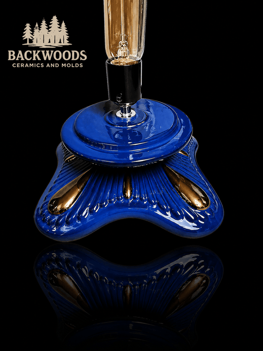 A - 1201 Skirt Tree Base Mold - Backwoods Ceramics and Molds