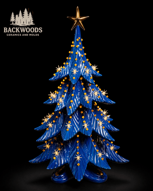 A - 1201 Skirt Tree Base Mold - Backwoods Ceramics and Molds