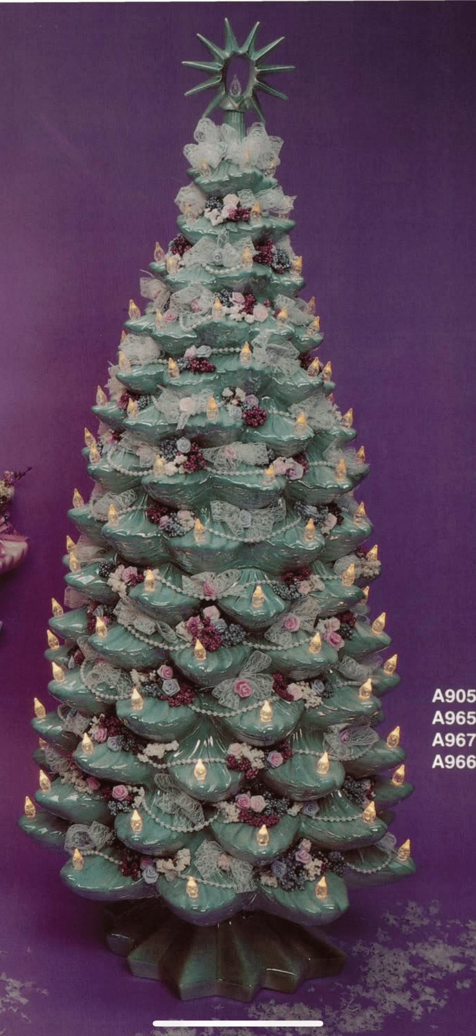 Atlantic Barrel Tree A965 - 967 & 905 base Atlanta Show Special - Backwoods Ceramics and Molds