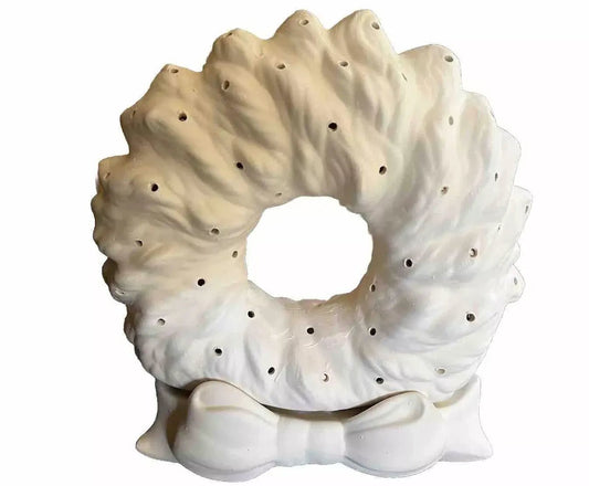 Ceramic Bisque Large Tampa Bay Wreath Ready To Paint Xmas - My Store