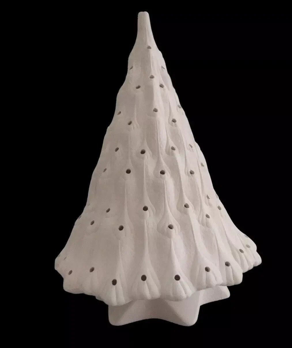 Ceramic Bisque Retro Mayco Lava Tree ready to paint - My Store