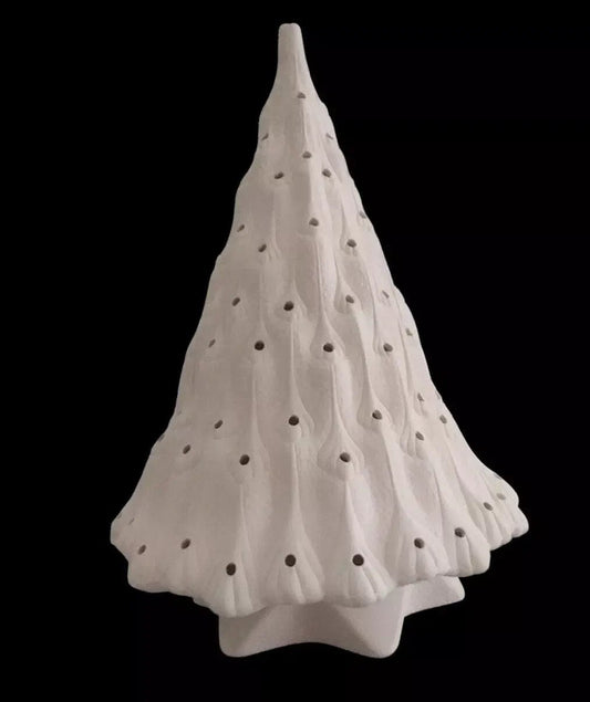 Ceramic Bisque Retro Mayco Lava Tree ready to paint - My Store