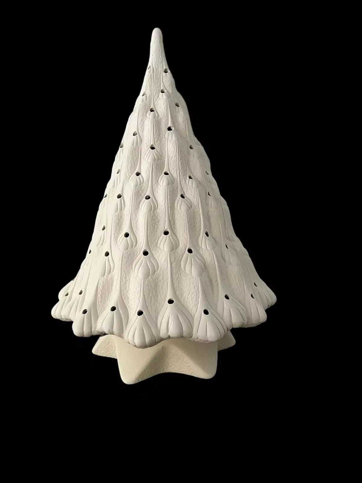 Ceramic Bisque Retro Mayco Lava Tree ready to paint - My Store