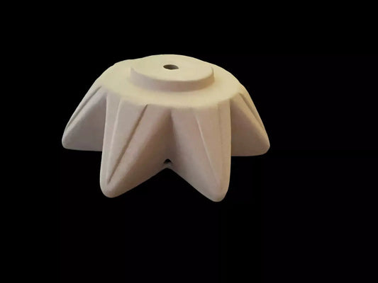 Clay Magic 4342 Modern Lava Tree Base Only - Bisque Ready to Paint Christmas - My Store