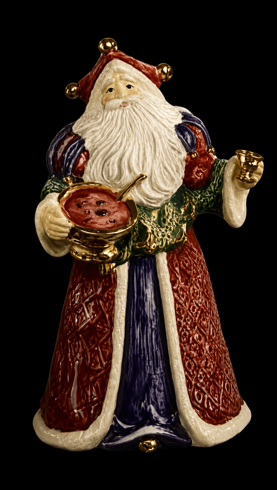 G - 2671 Wassail Santa - Backwoods Ceramics and Molds