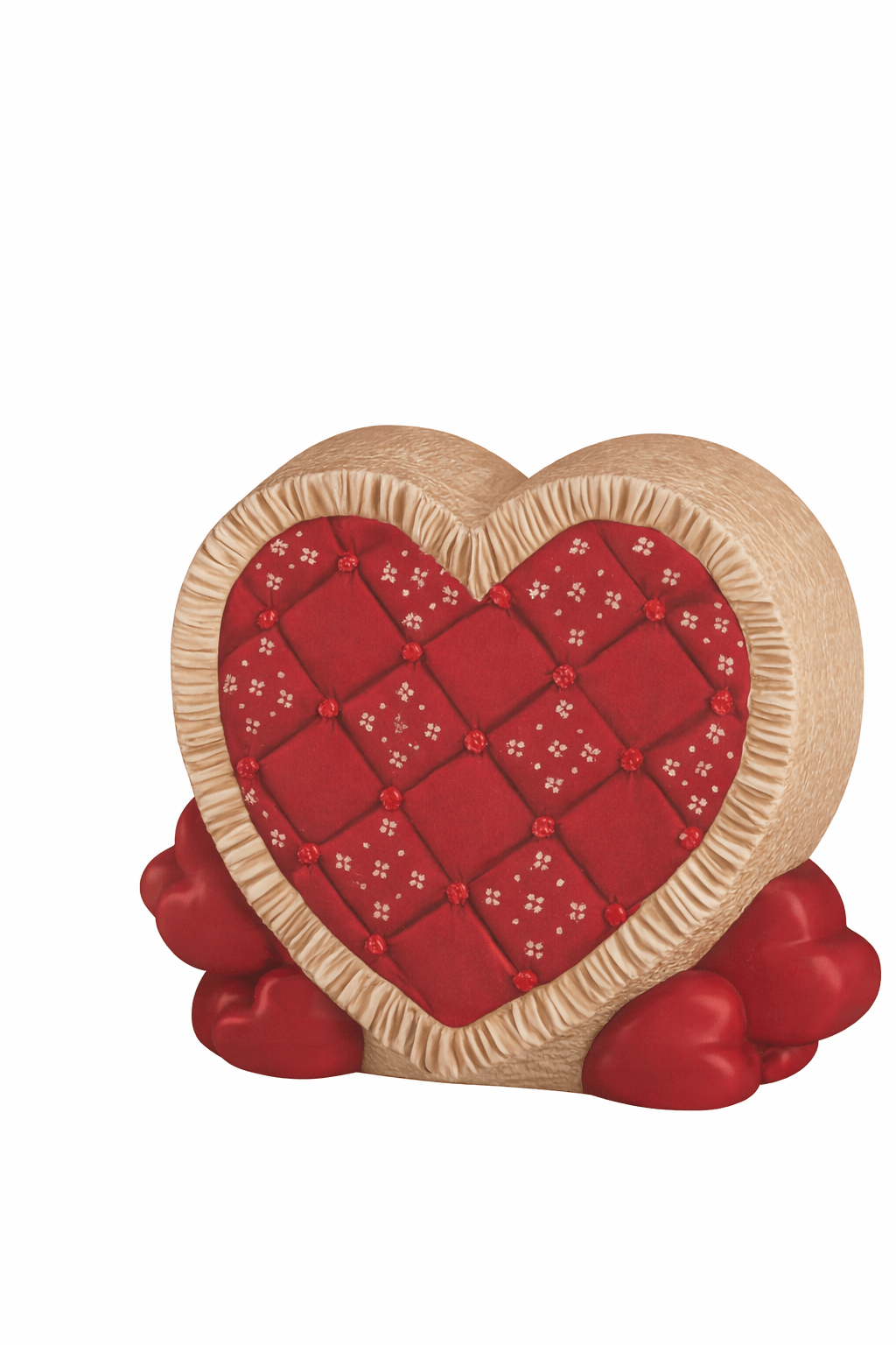 H - 2683 Heart Design for Lighting - Backwoods Ceramics and Molds