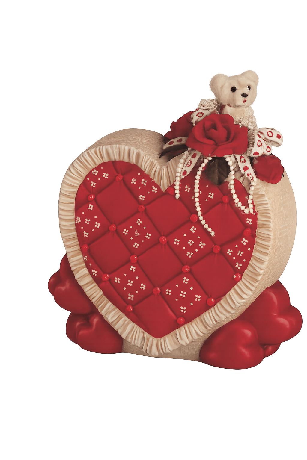 H - 2683 Heart Design for Lighting - Backwoods Ceramics and Molds