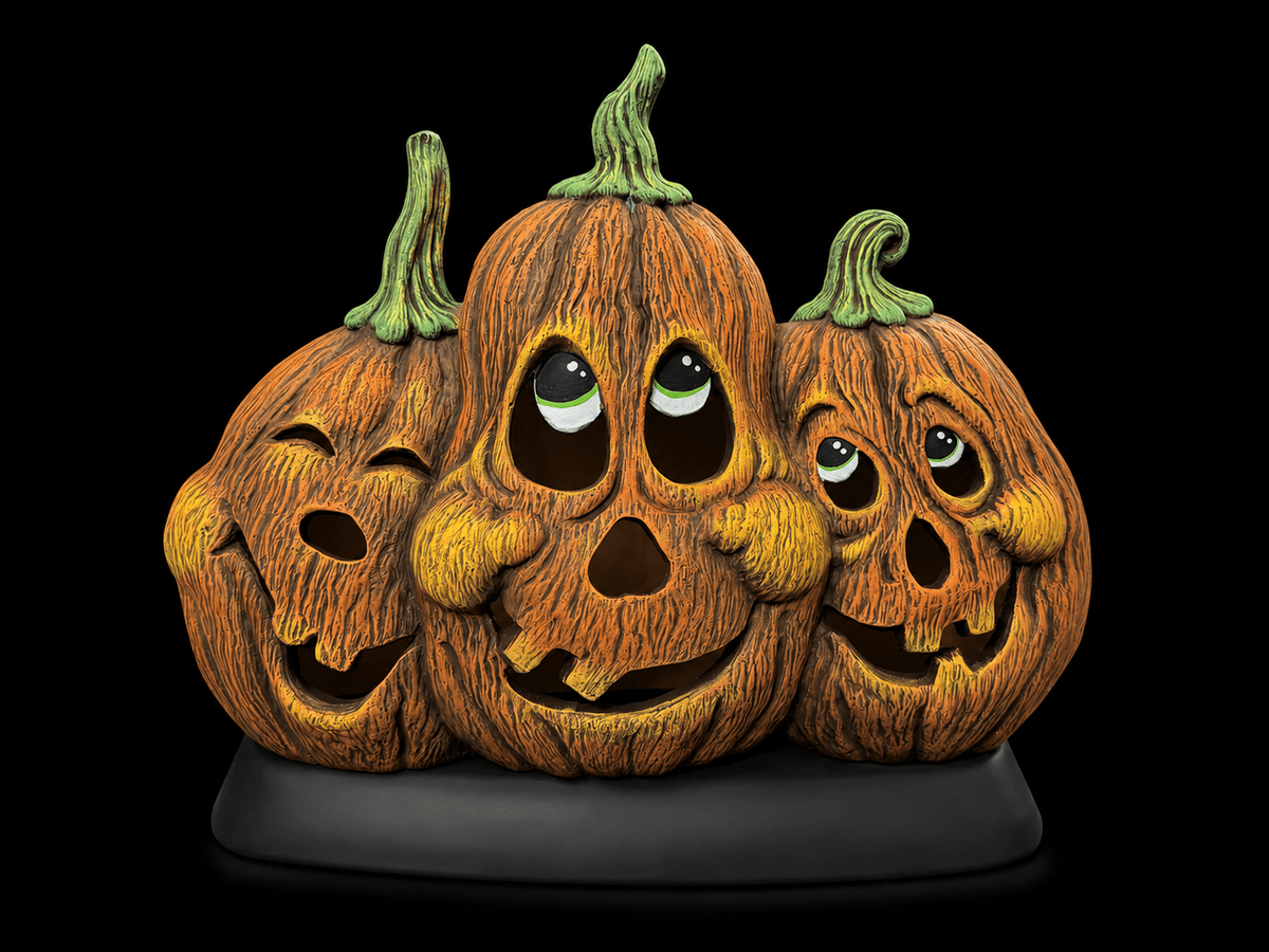 H - 2872 Three Pumpkins use for H - 2791 Holland Mold Company - Backwoods Ceramics and Molds