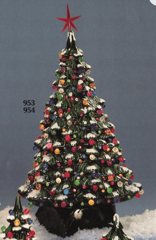 H - 953 Christmas Tree - Backwoods Ceramics and Molds