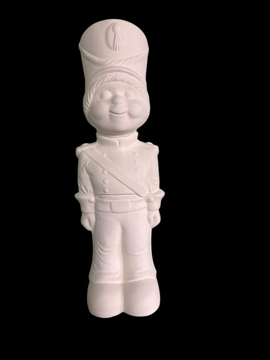 Holland Mold Ceramic Toy Soldier In Bisque - Backwoods Ceramics and Molds