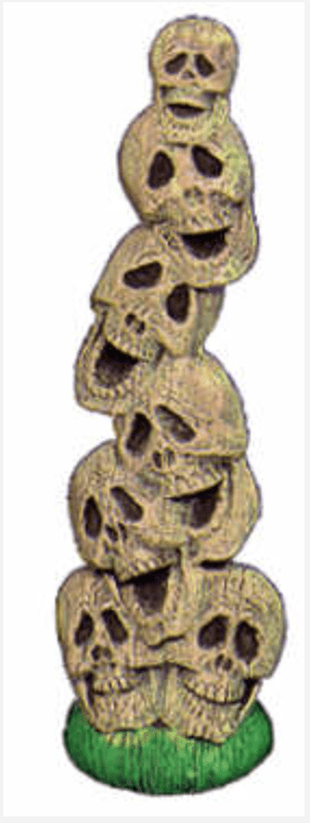 NM - 1821 Stack of Skulls (Small) - Backwoods Ceramics and Molds