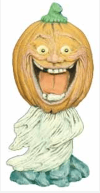 NM - 1859 Big Head, Pumpkin Head Ghost - Backwoods Ceramics and Molds