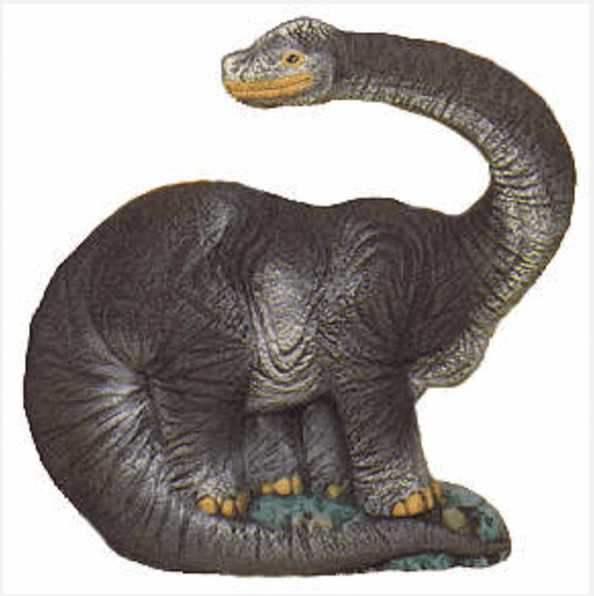 NM - 1886 Dinosaurs - Brontosaurus - Backwoods Ceramics and Molds