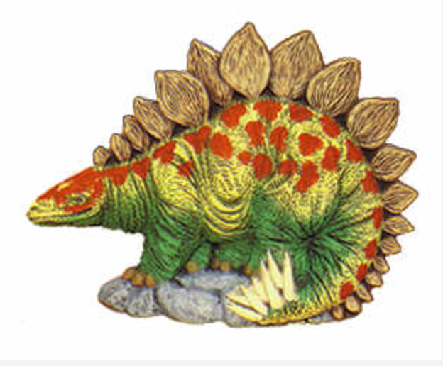NM - 1888 Dinosaurs - Stegosaurus - Backwoods Ceramics and Molds