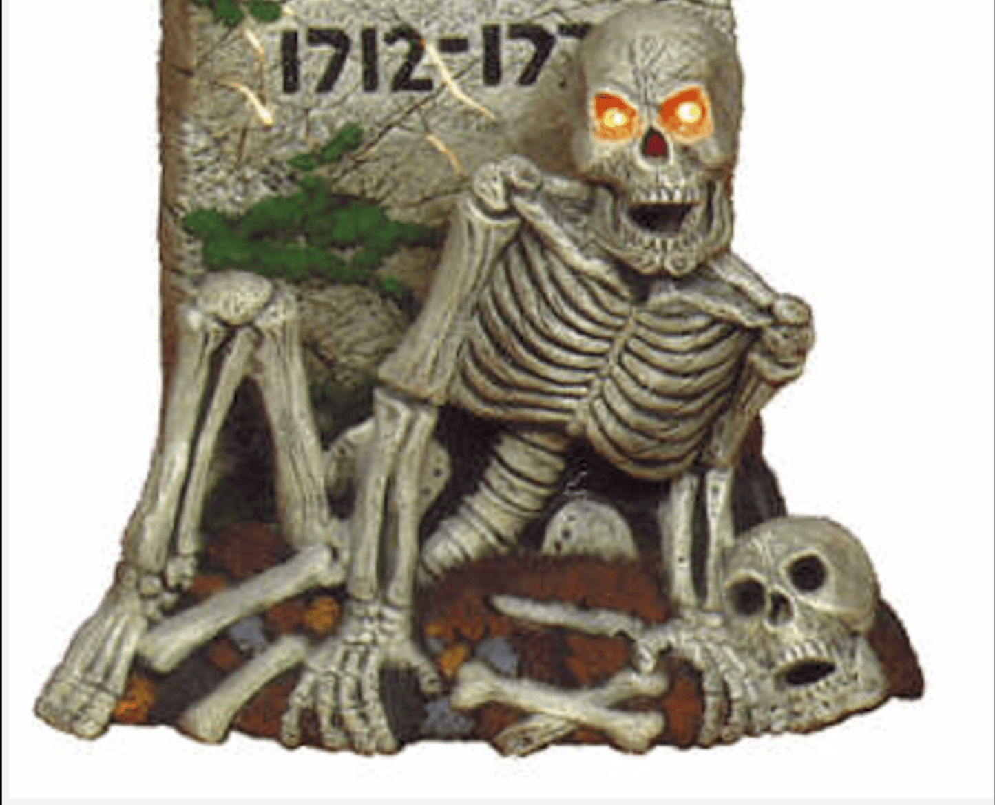 NM - 2131 Skeleton Coming Out of Ground - Backwoods Ceramics and Molds