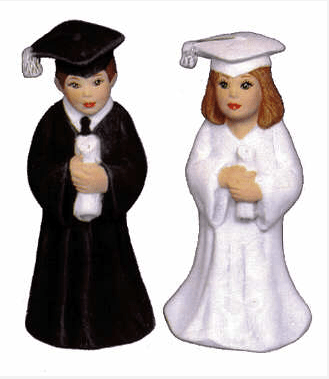NM - 2405 Graduate Girl (Small) - Backwoods Ceramics and Molds