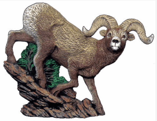 NM - 2596 Big Horned Sheep - Backwoods Ceramics and Molds