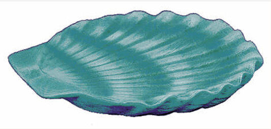 NM -2626 Shell Dish - Backwoods Ceramics and Molds