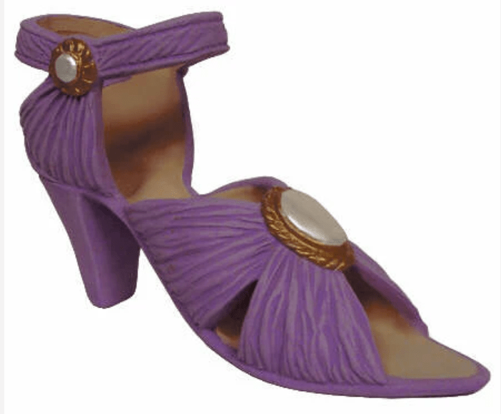 NM - 2813 Large Shoe Jewel Front and Side - Backwoods Ceramics and Molds