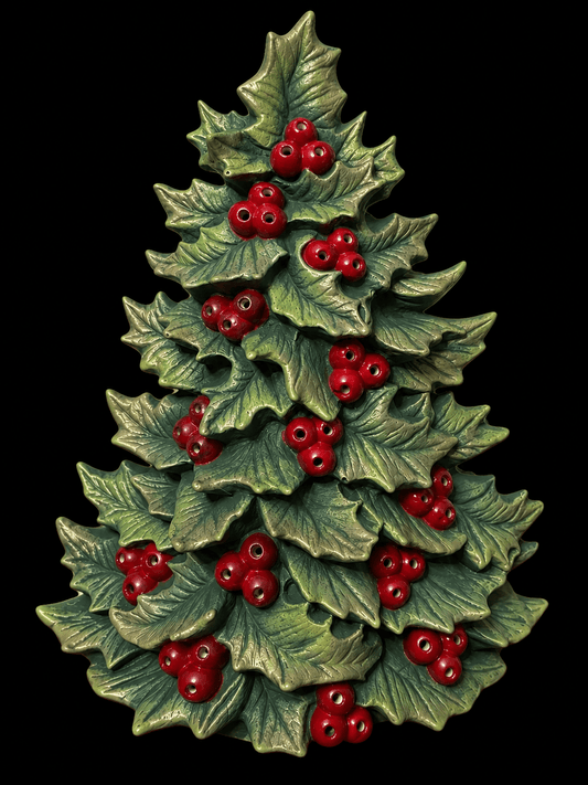 NM - 2852 Holly Tree (Top Only) - Backwoods Ceramics and Molds