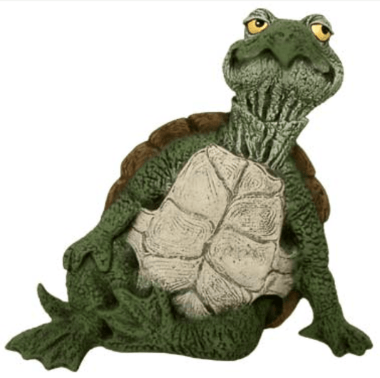 NM - 3241 Turtle with Attitude Sitting (Leaning on Hand) - Backwoods Ceramics and Molds
