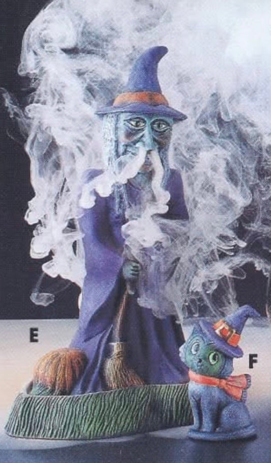 R 505 - WITCH SMOKER/BANK W/ HAT** - Backwoods Ceramics and Molds